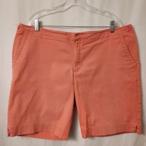 Eddie Bauer women's shorts size 18 salmon-colored